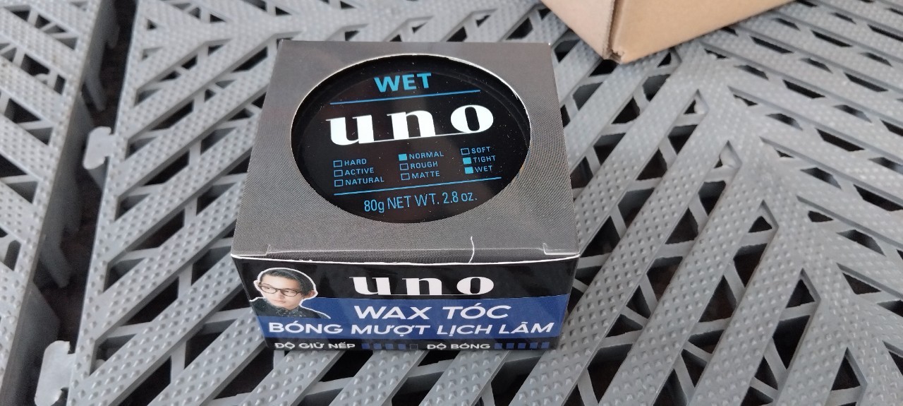 Hàng nhật- Uno wax vuốt tóc bóng mượt lịch lãm 80g