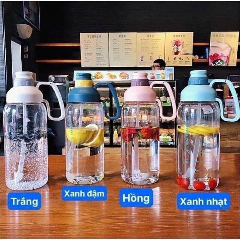 Bình đựng nước thể thao có quai xách không kèm sticker (Kiện 60 cái)