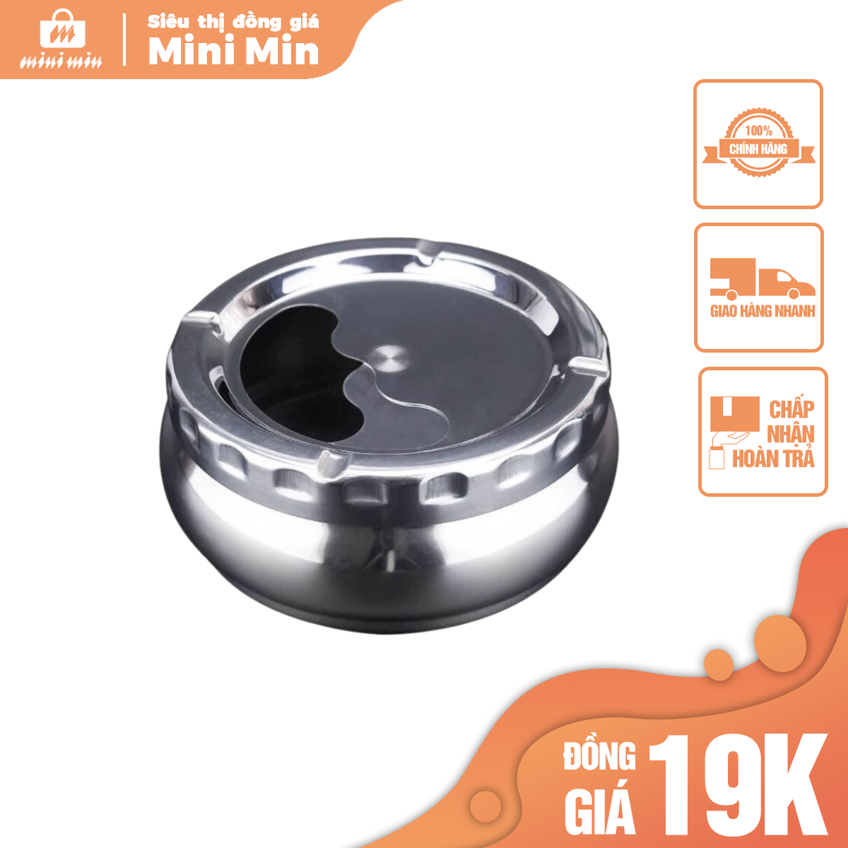 Gạt tàn inox