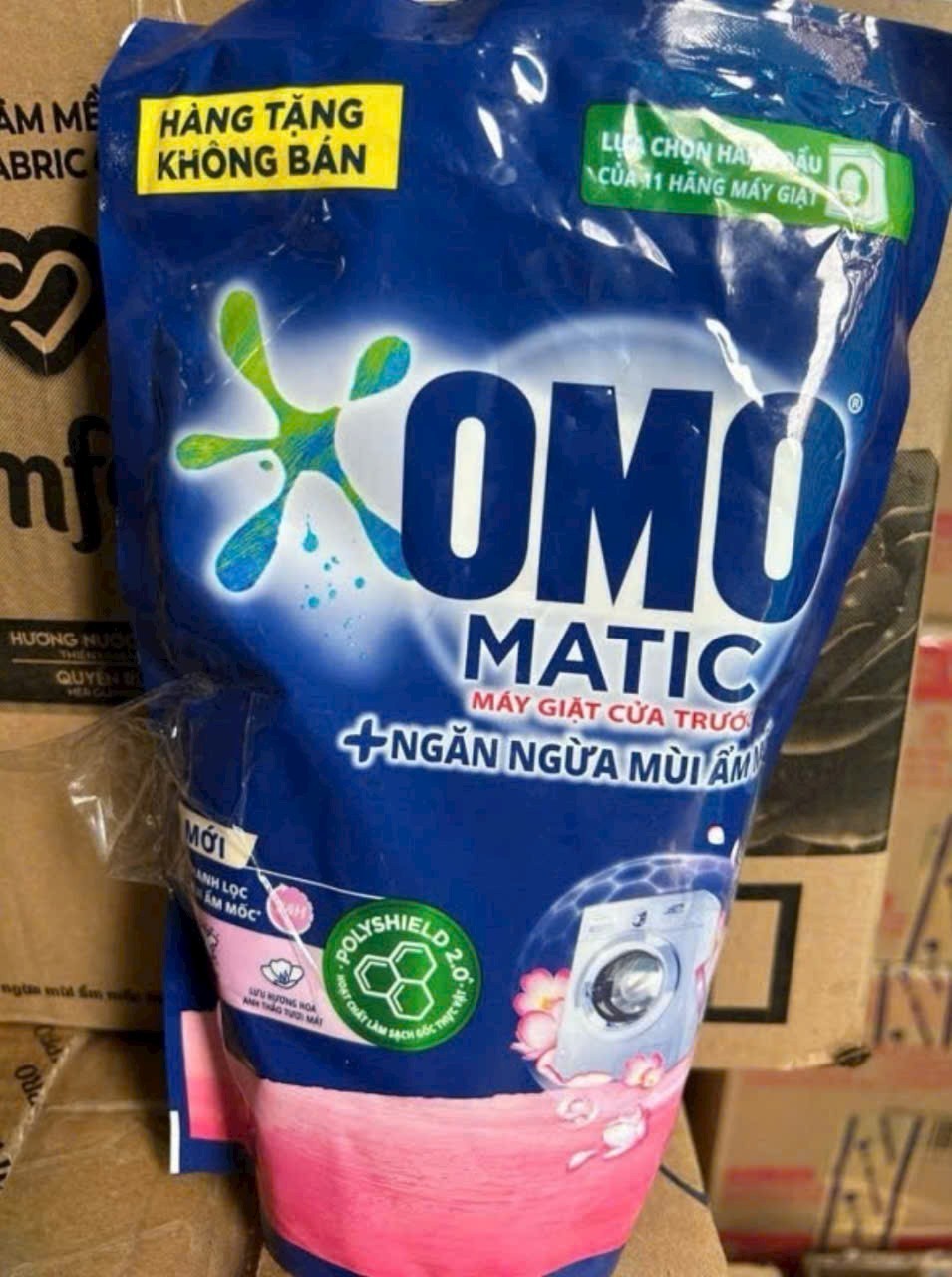 Omo Matic cửa trước (Kiện 18 gói) (Hàng nguyên kiện)