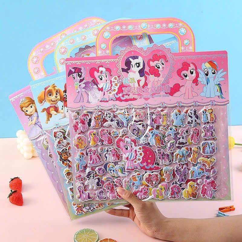 VPP- Sticker pony 3D (kiện 500 vỉ)(đi theo set 10 vỉ)