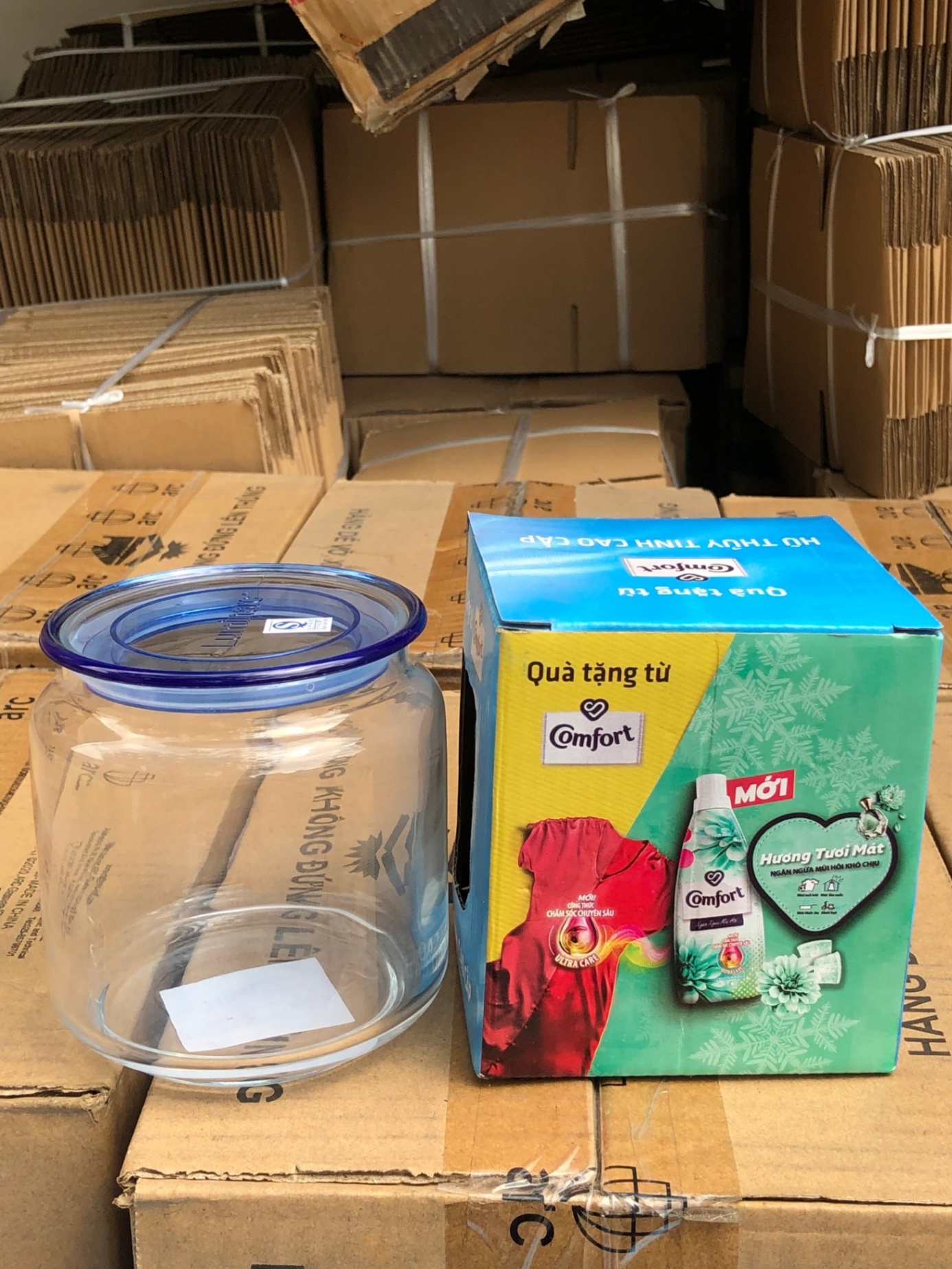 Hũ thủy tinh Luminarc 500ml (Kiện 12 cái)