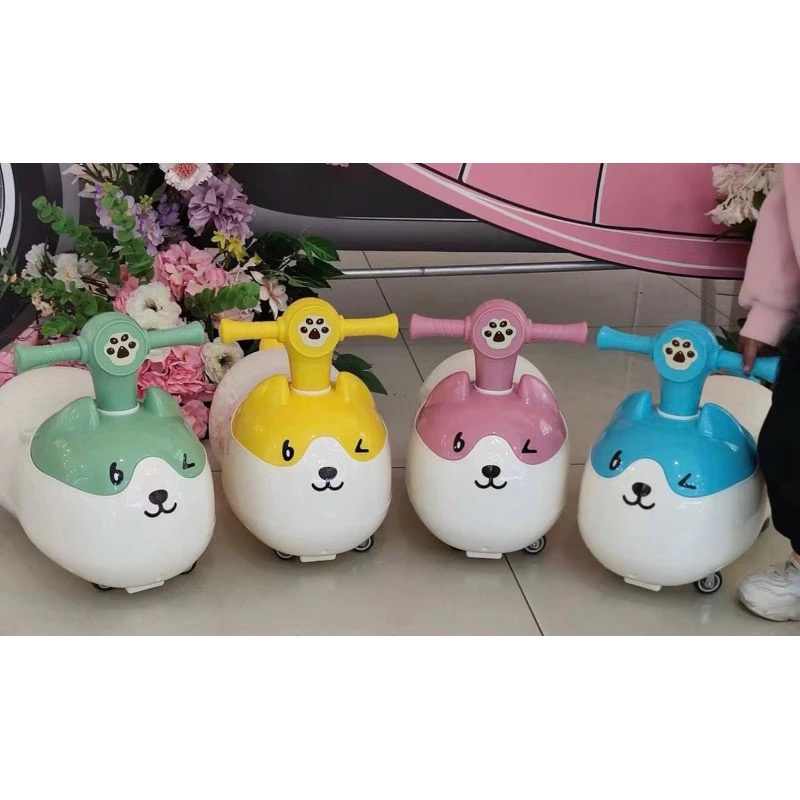 Xe chòi chân hạt đậu cho bé
