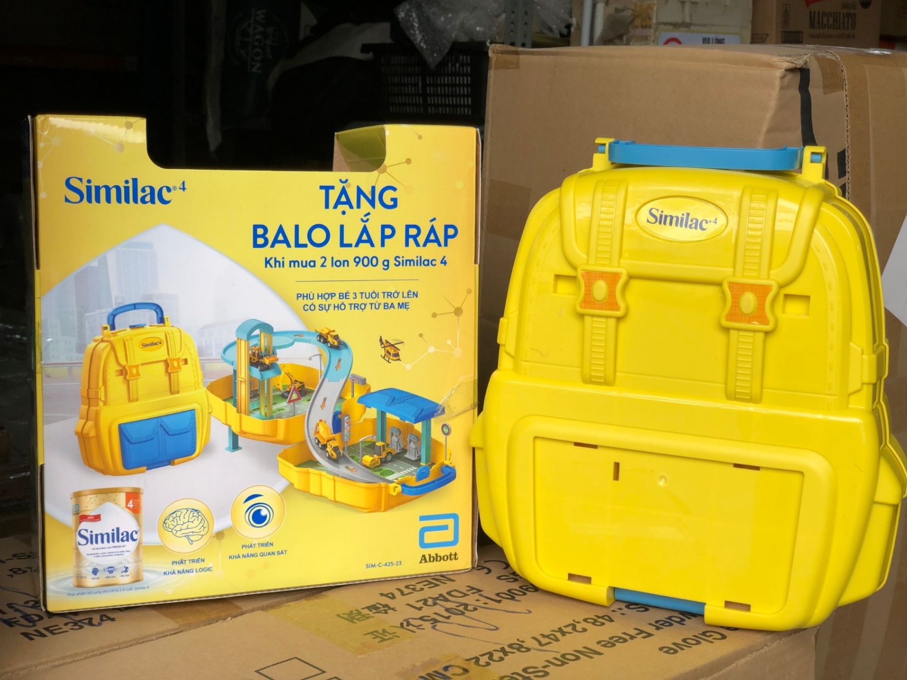 Đồ chơi- Ba lô lắp ráp (kiện 50 cái)
