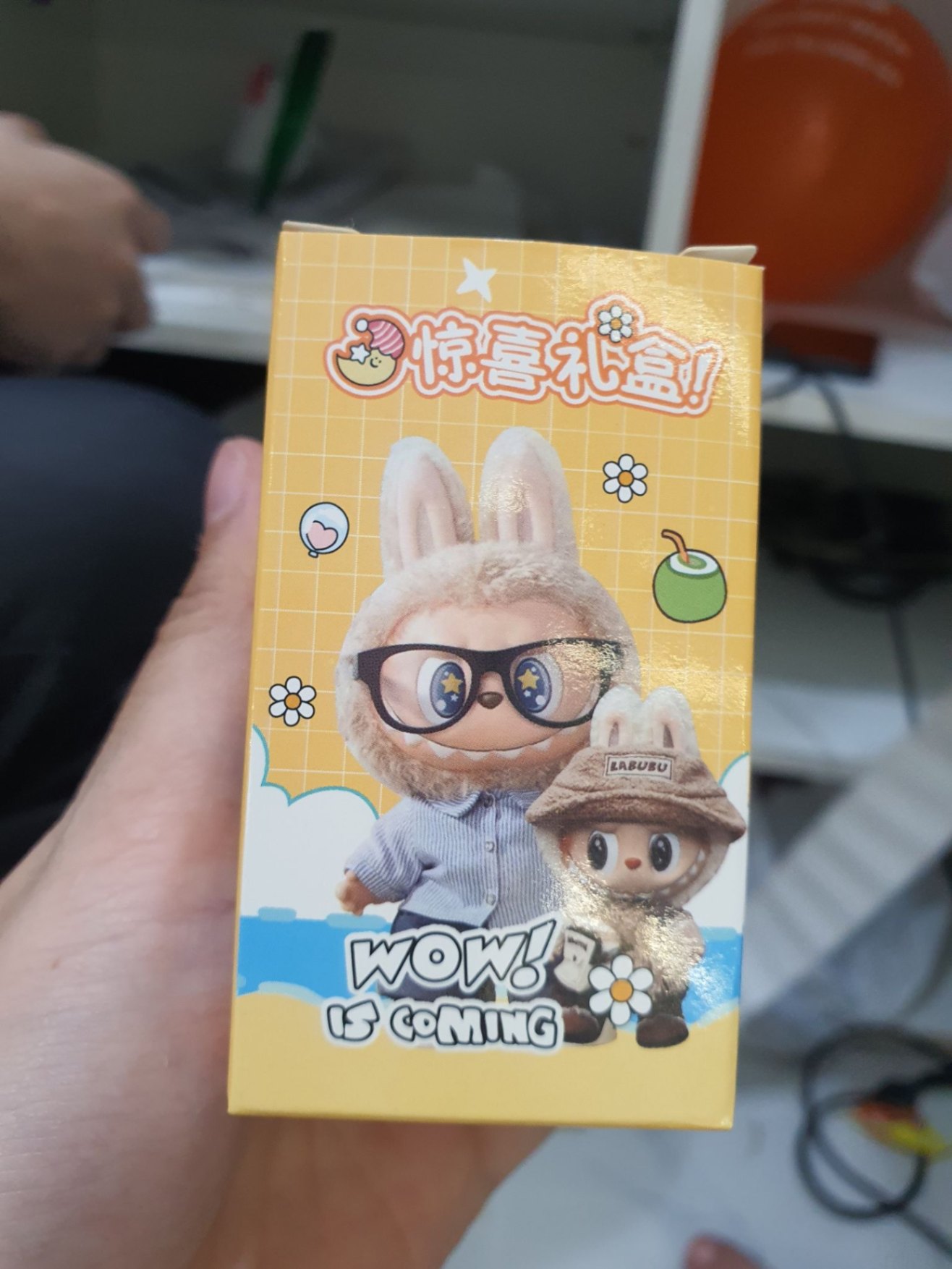 Hộp móc khóa labubu