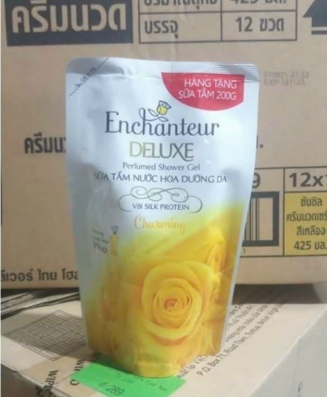 Sữa tắm nước hoa dưỡng da Enchanteur Tmark