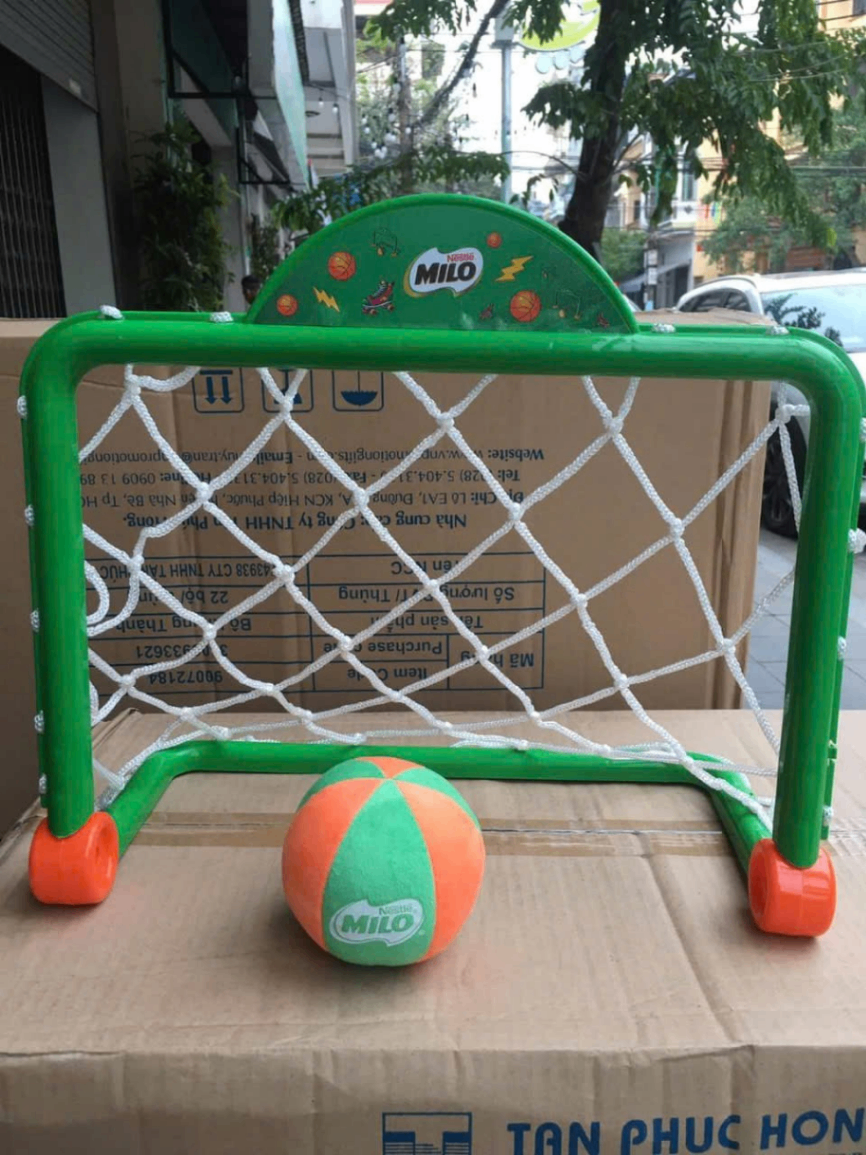 Đồ chơi- Khung thành Milo kèm bóng