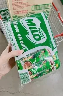 Hàng Thái - Bịch 48 gói milo hòa tan 12g (Kiện 10 bịch)