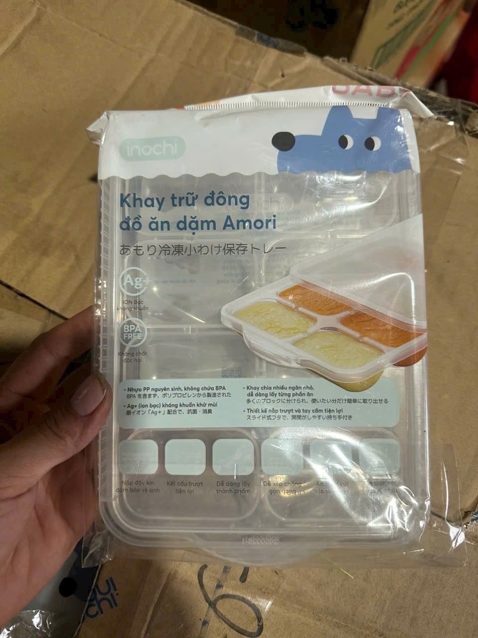 Khay trữ đông đồ ăn dặm (Kiện 91 cái)