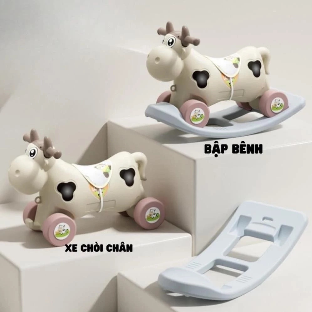 Xe chòi - Xe bập bênh bò sữa