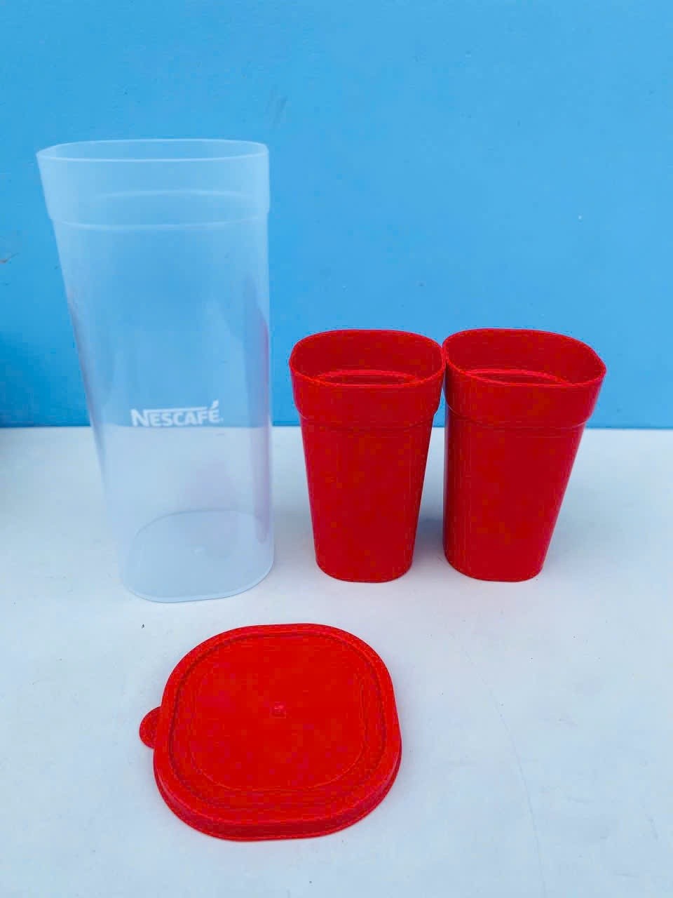 Bộ bình ly nhựa Nescefe (kiện 32 bộ)