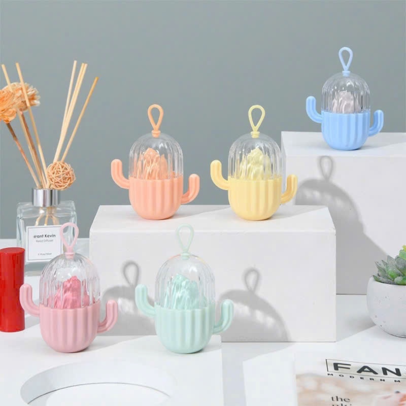 Hộp mút đánh nền xương rồng
