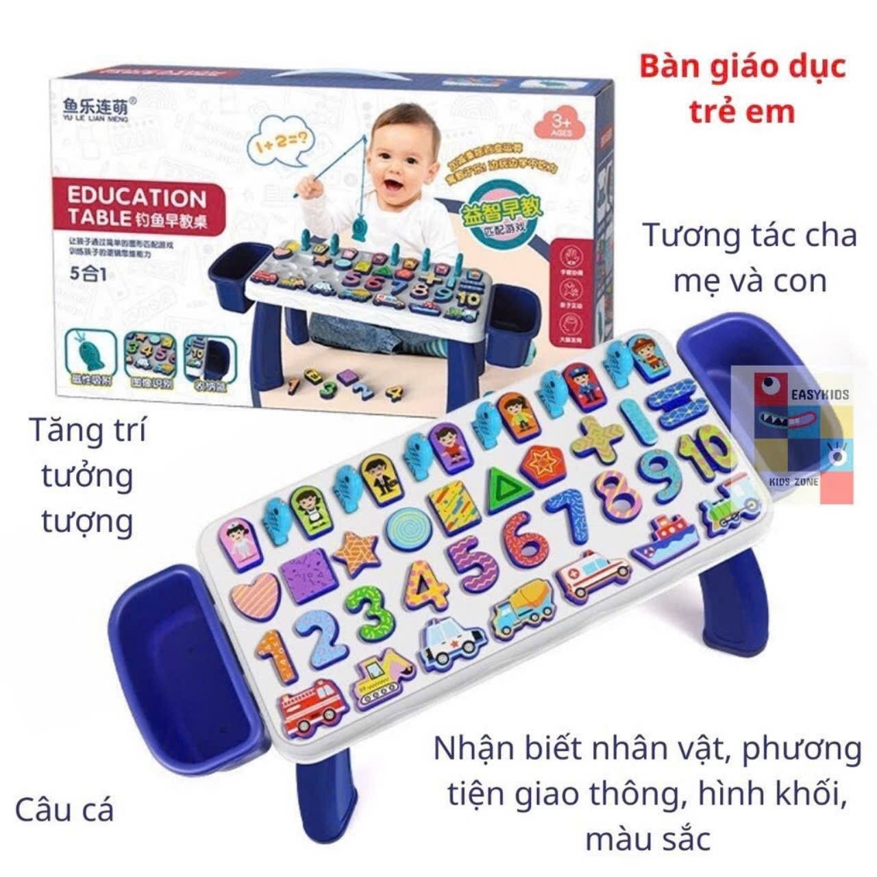 Đồ chơi - Bàn giáo dục trẻ em