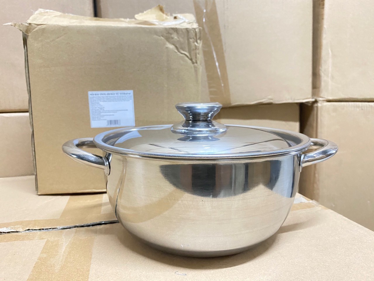 Nồi bầu inox đáy từ (Kiện 20 cái)