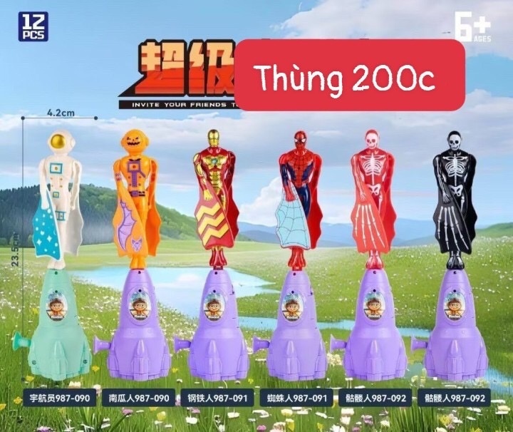 Đồ chơi- Siêu nhân bay (kiện 100 cái)
