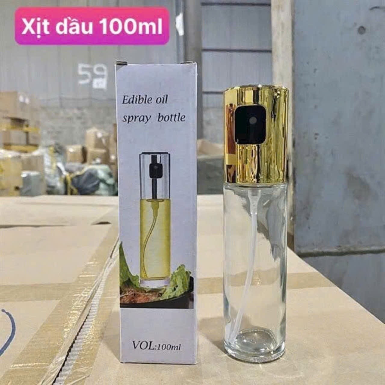Bình xịt dầu ăn 100ml (Kiện 100 cái)