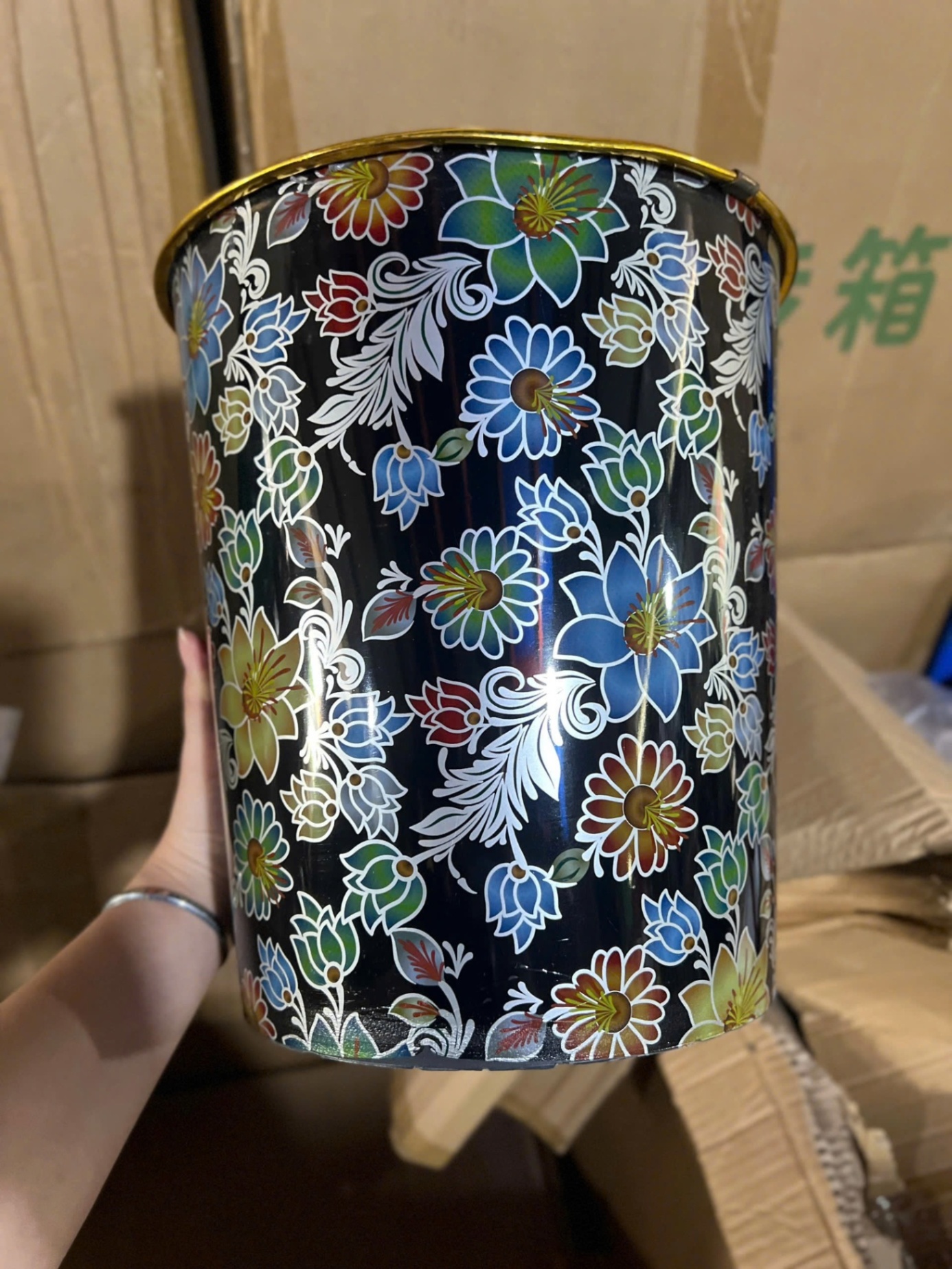 Xô rác nhựa trung- Happy kitchen (Kiện 100 cái)