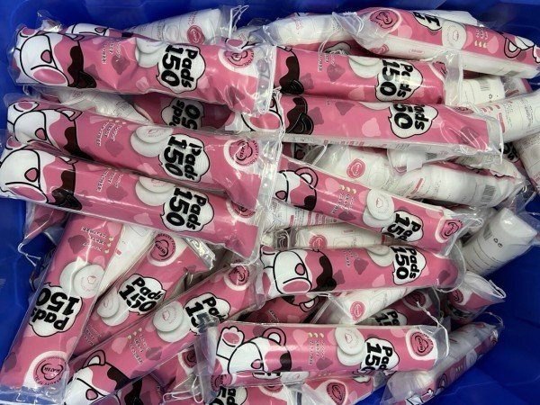 Bông tẩy trang Pads siêu mịn và thấm hút 150 miếng Tmark (Kiện 120 gói)