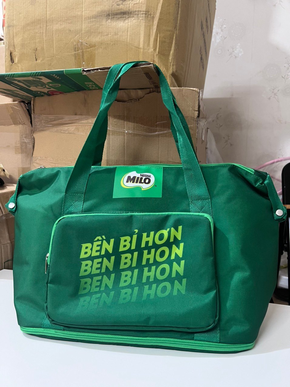 Túi du lịch 2 tầng milo (kiện 30 cái)