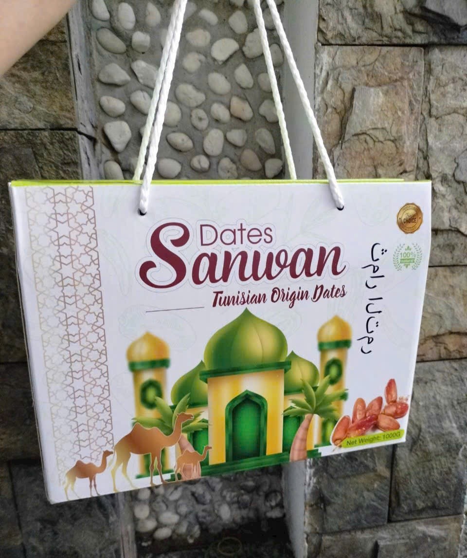 Hộp chà là khô Dates Sanwan Tmark