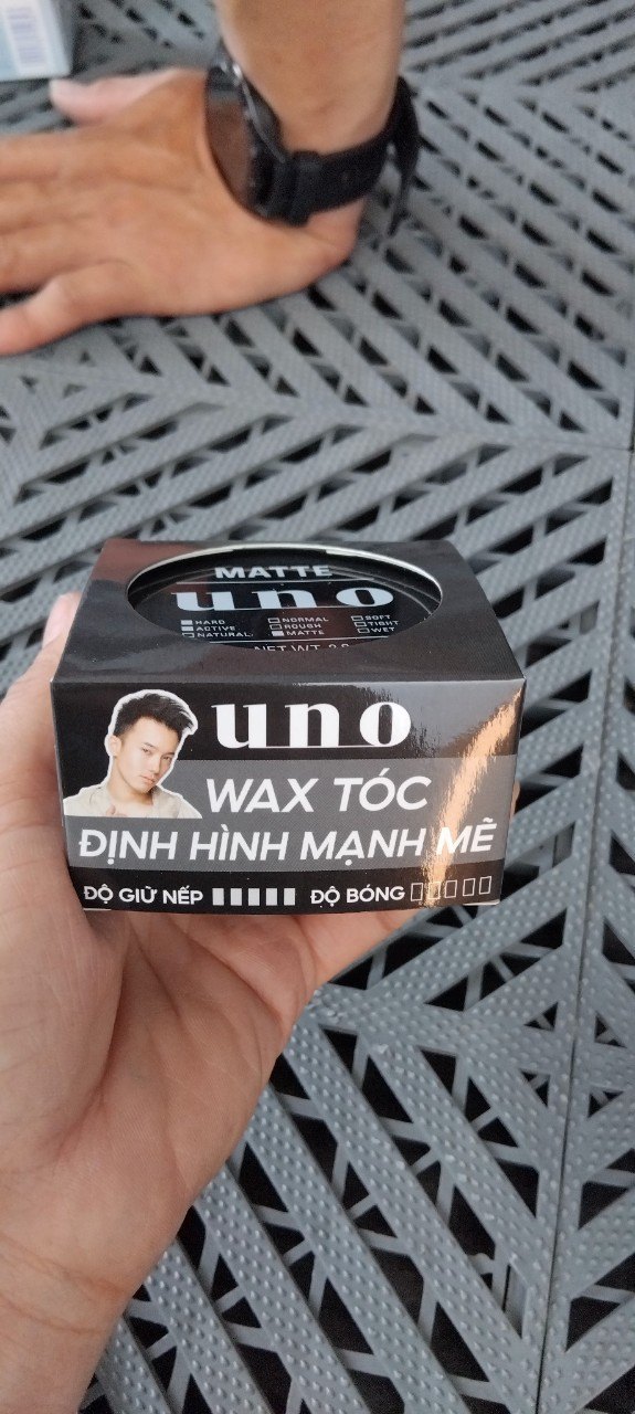 Hàng nhật- Uno wax vuốt tóc định hình mạnh mẽ 80g