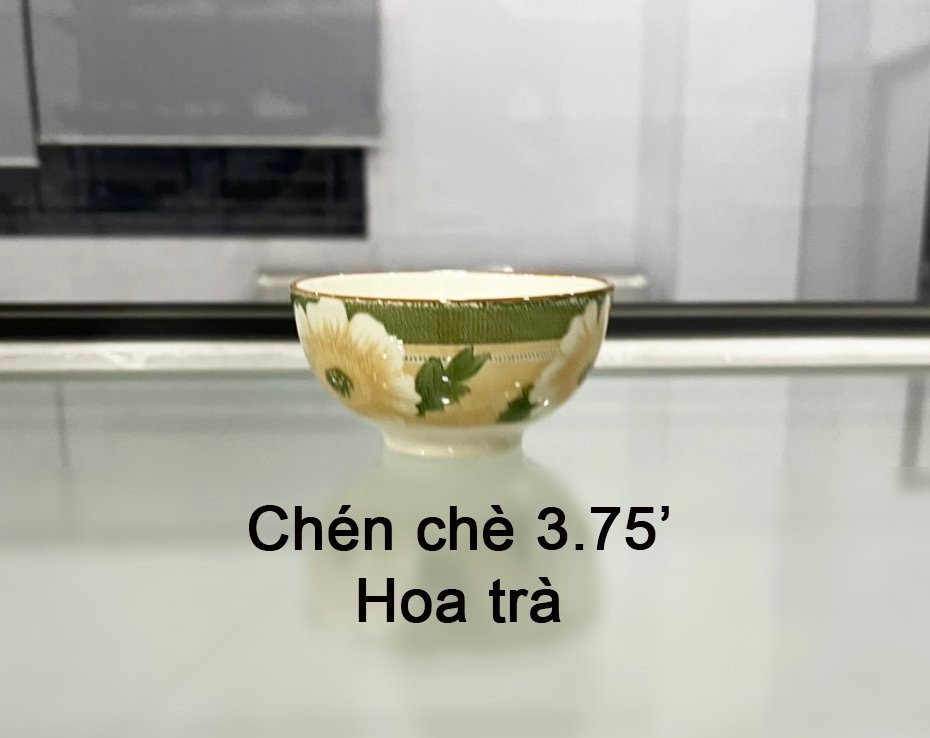 Chén chè 3.75 hoa trà (Kiện 180 cái) (Hàng nguyên kiện)