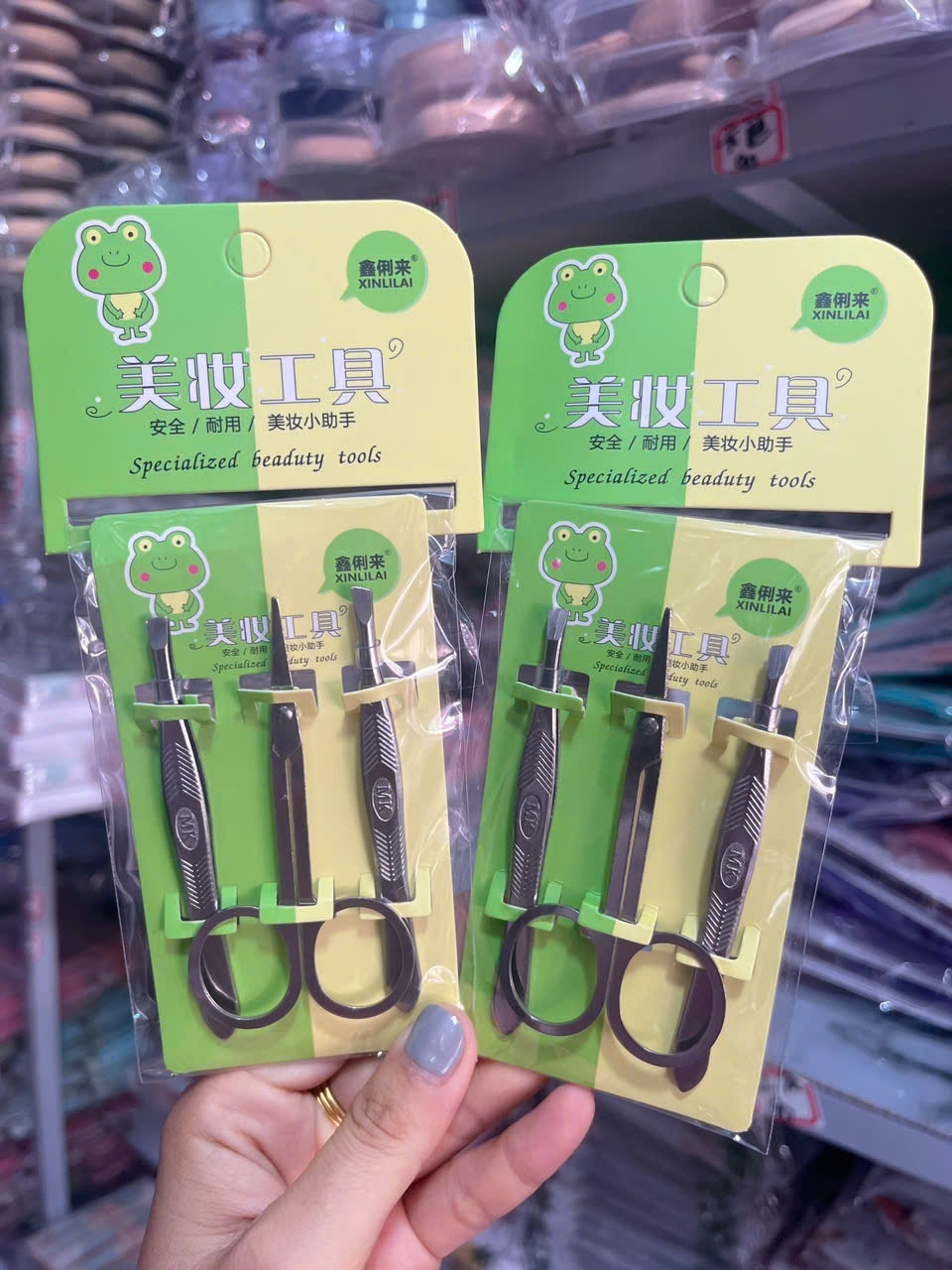 Set 3 dụng cụ nhíp và kéo (Kiện 288 set)