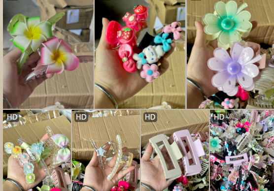 Kẹp càng cua mẫu ngẫu nhiên (Kiện 500 cái)