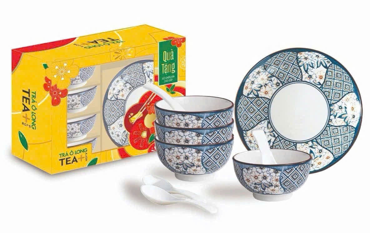 Bộ chén dĩa QT 9 CT (kiện 8 bộ) (đi từ 5k)