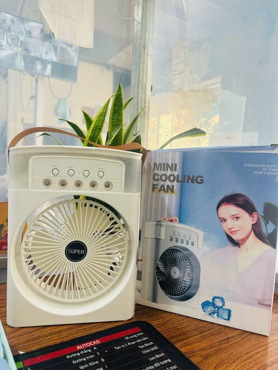 Quạt phun sương để bàn làm mát cực nhanh Tmark (Kiện 24 cái)