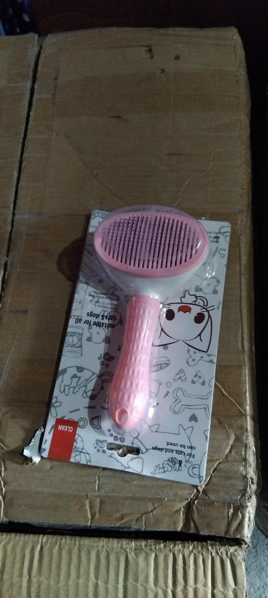 Lược chải lông chó mèo có nút bấm (kiện 100 cái)