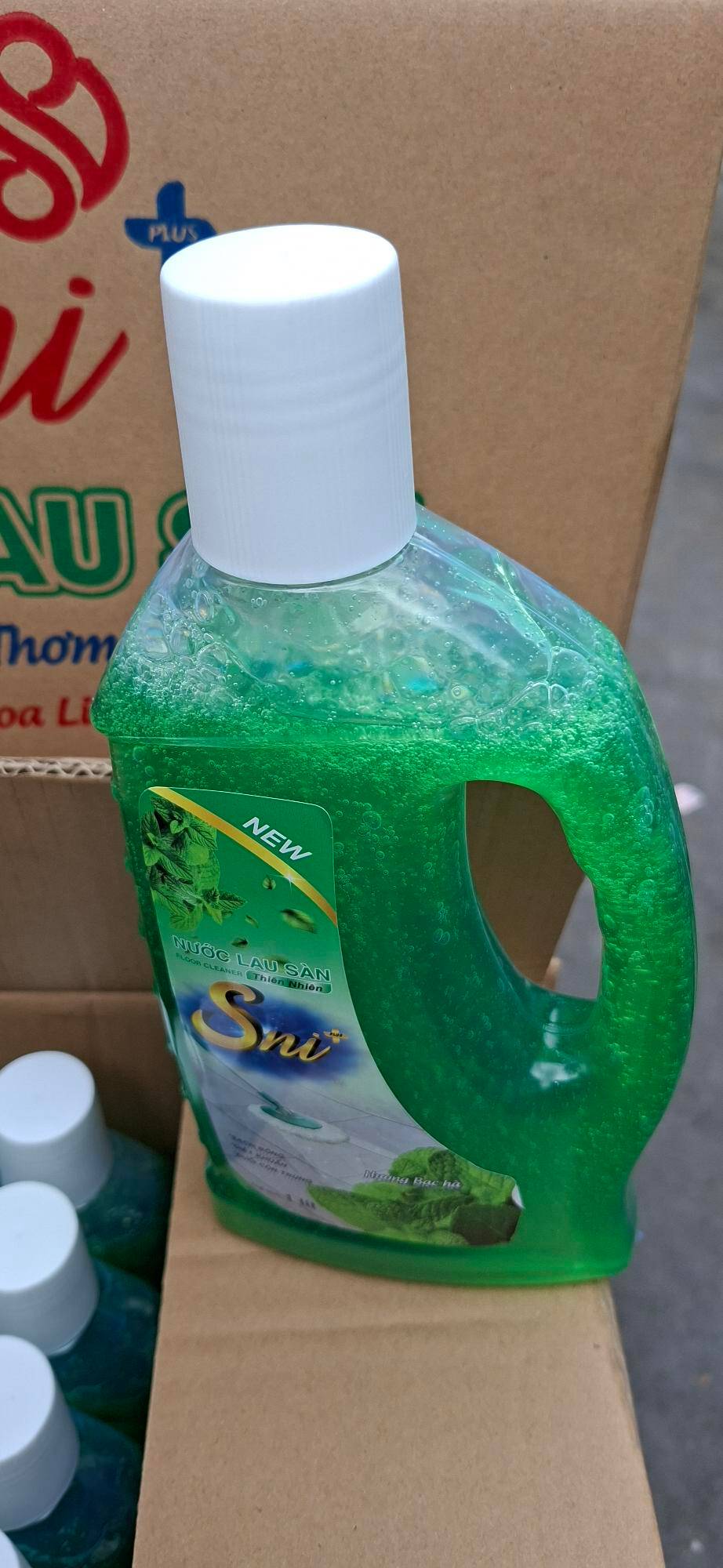Nước lau nhà Sni 1L dung dịch đậm đặc hương thơm mát Tmark (Kiện 15 chai)(Hàng nguyên kiện)