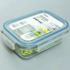 Hộp thủy tinh chữ nhật Nikko 640ml
