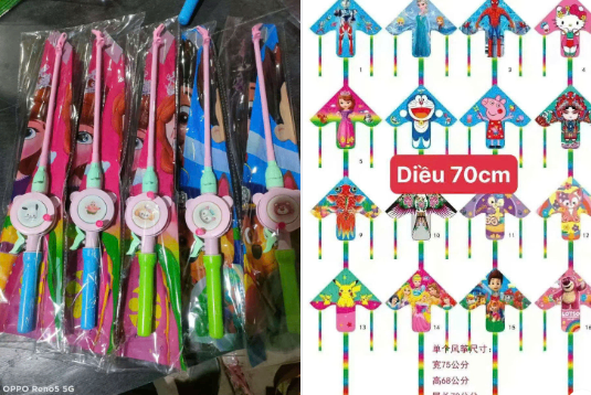 Diều cần câu (Kiện 220 cái)