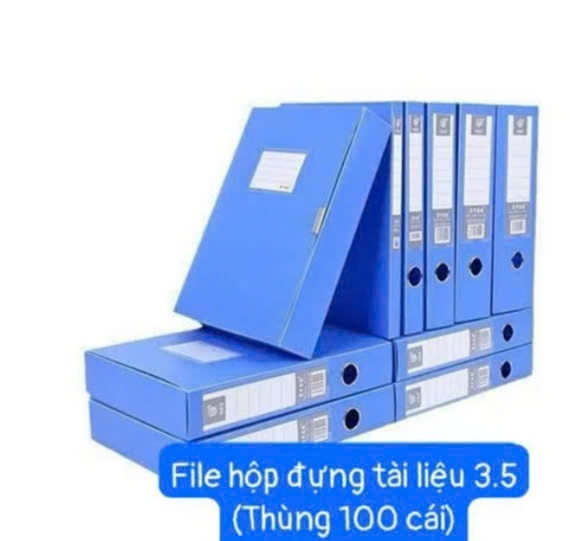 File hộp nhựa đựng tài liệu 3.5 (kiện 100 cái)