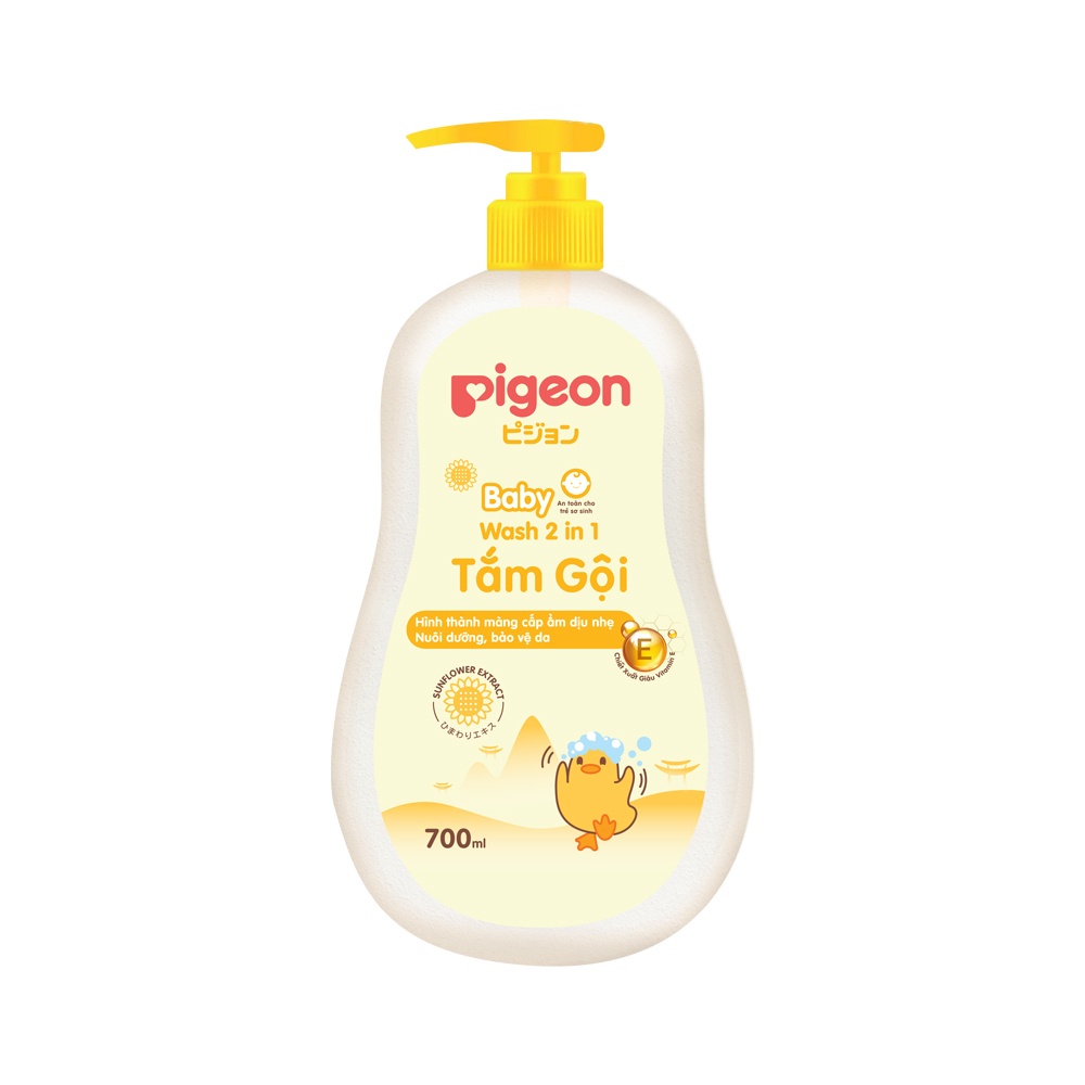 Tắm gội 2 trong 1 chiết xuất Hoa Hướng Dương 700ml -PPN- PROMOTION LABEL ( kiện 12 chai) ( hàng nguyên kiện)