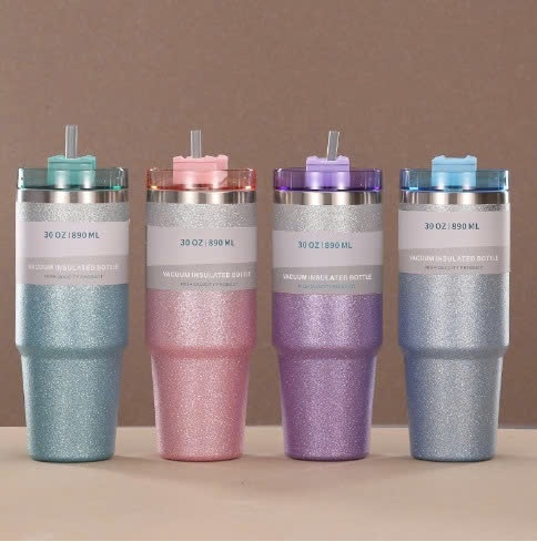 Ly giữ nhiệt thái lan kim tuyến 600ml Tmark (Kiện 36 cái)
