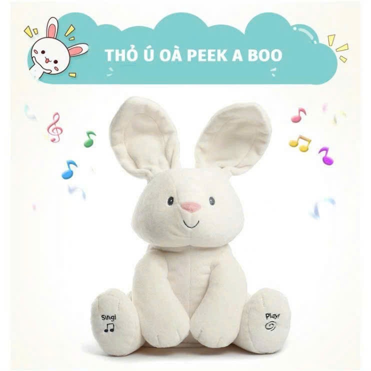 Đồ chơi trẻ em bằng nhựa+vải: bộ con thỏ. mới 100% (Kiện 50 cái)