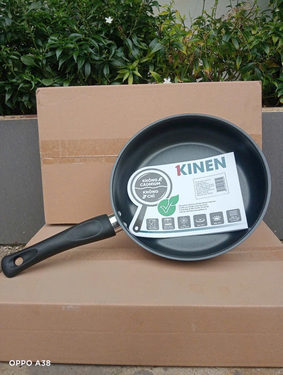 Chảo 3 đáy Kinen 28cm (Kiện 12 cái)