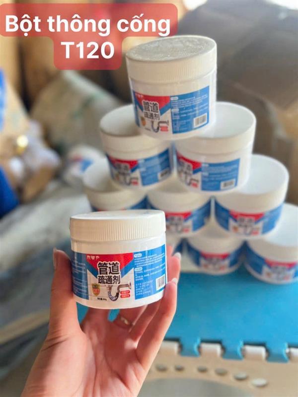 Bột thông cống trắng (Kiện 120 lọ)(Hàng nguyên kiện)