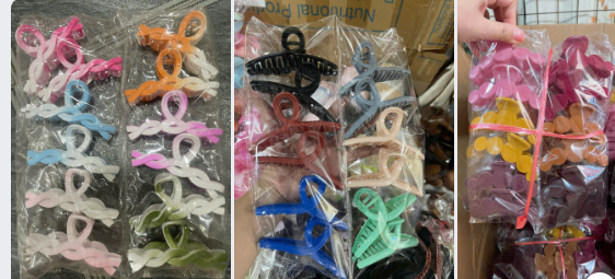 Set 12 chiếc kẹp tóc màu mẫu nhiên dễ thương Tmark (Kiện 300 set)