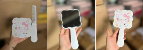 Gương lược 2in1 cầm tay Tmark (Kiện 400 cái / Lốc 10 cái)