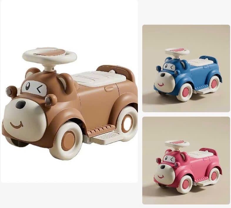 Xe chòi chân 4 bánh có nhạc dễ thương cho bé (1 - 3 tuổi) Tmark