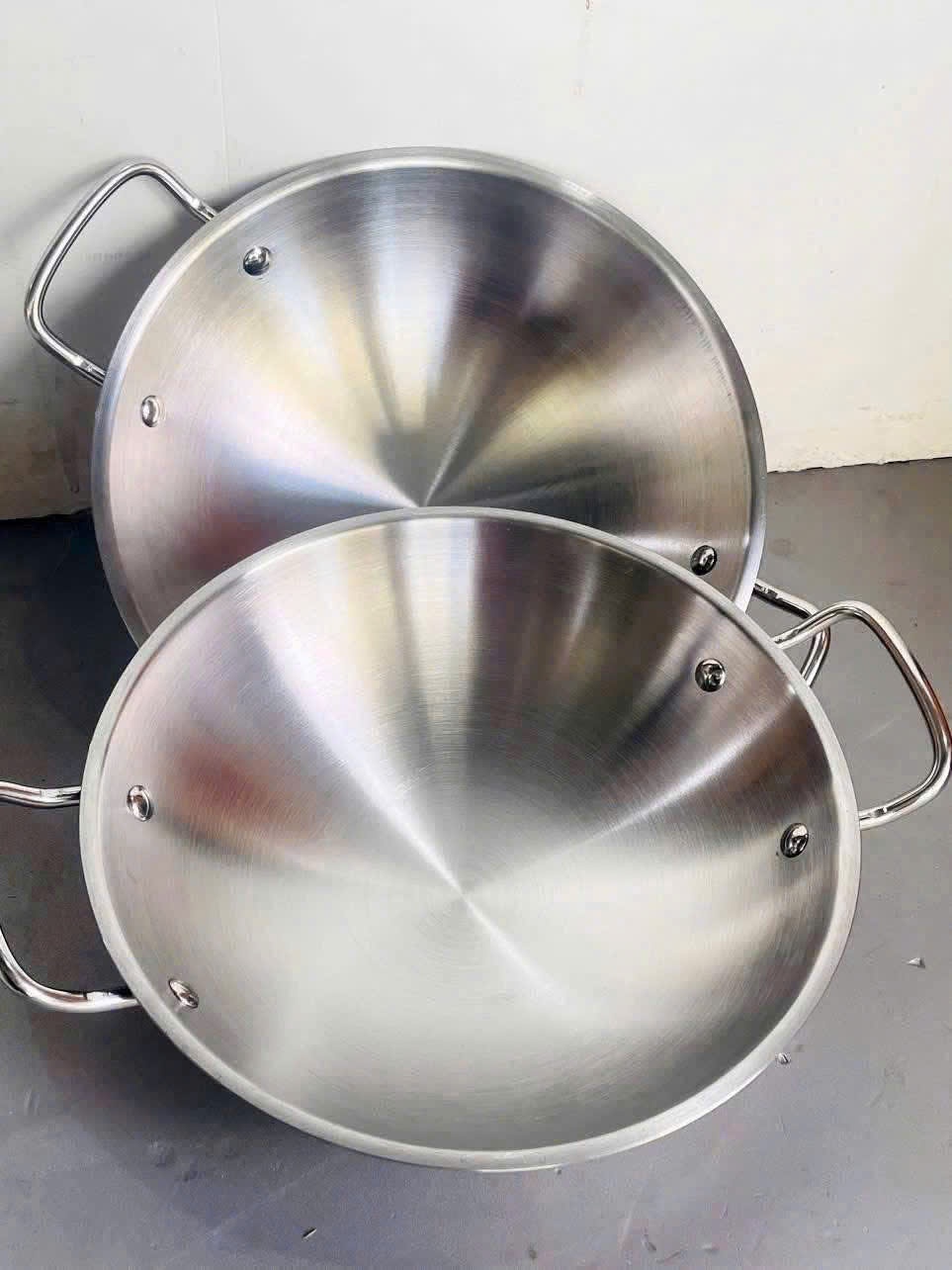 Chảo xào inox Tithafac 25.5cm Tmark (Kiện 10 cái)