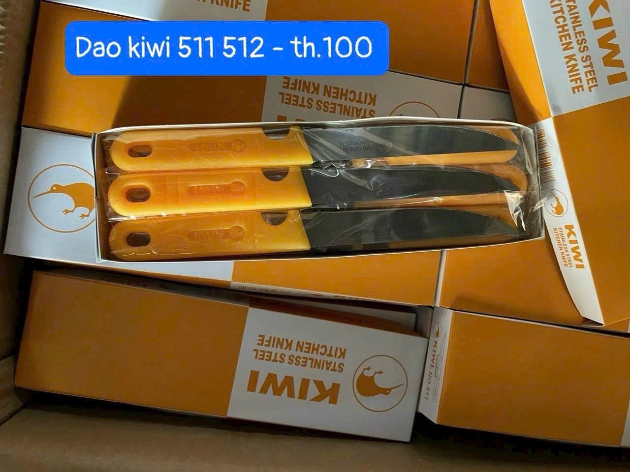 Dao Thái Lan cán vàng Kinwi Loại 1 Tmark (Kiện 1800 cái - 12)