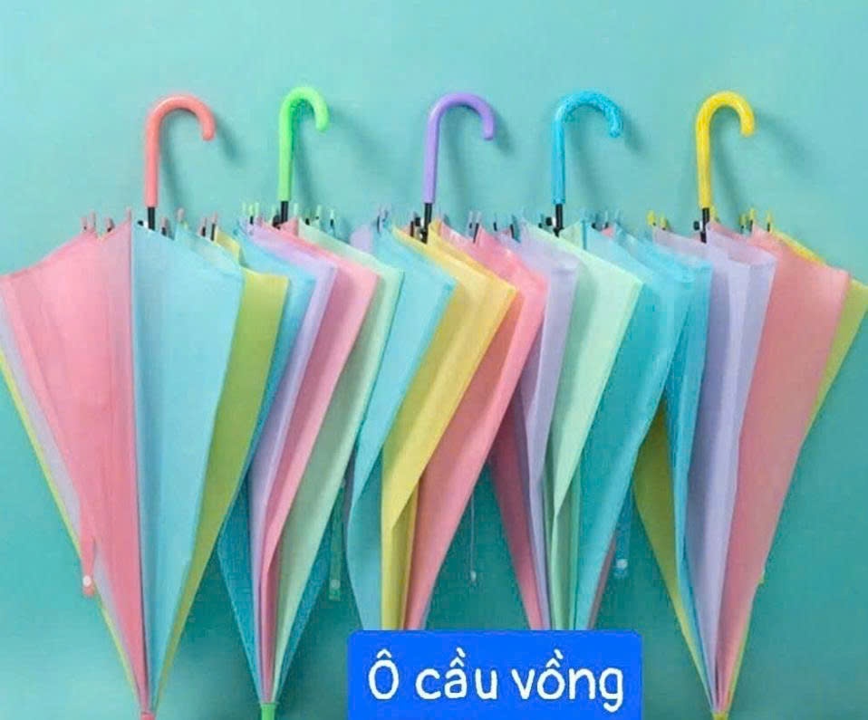 Ô dù cầu vồng che mưa và nắng Tmark (Kiện 100 cái)
