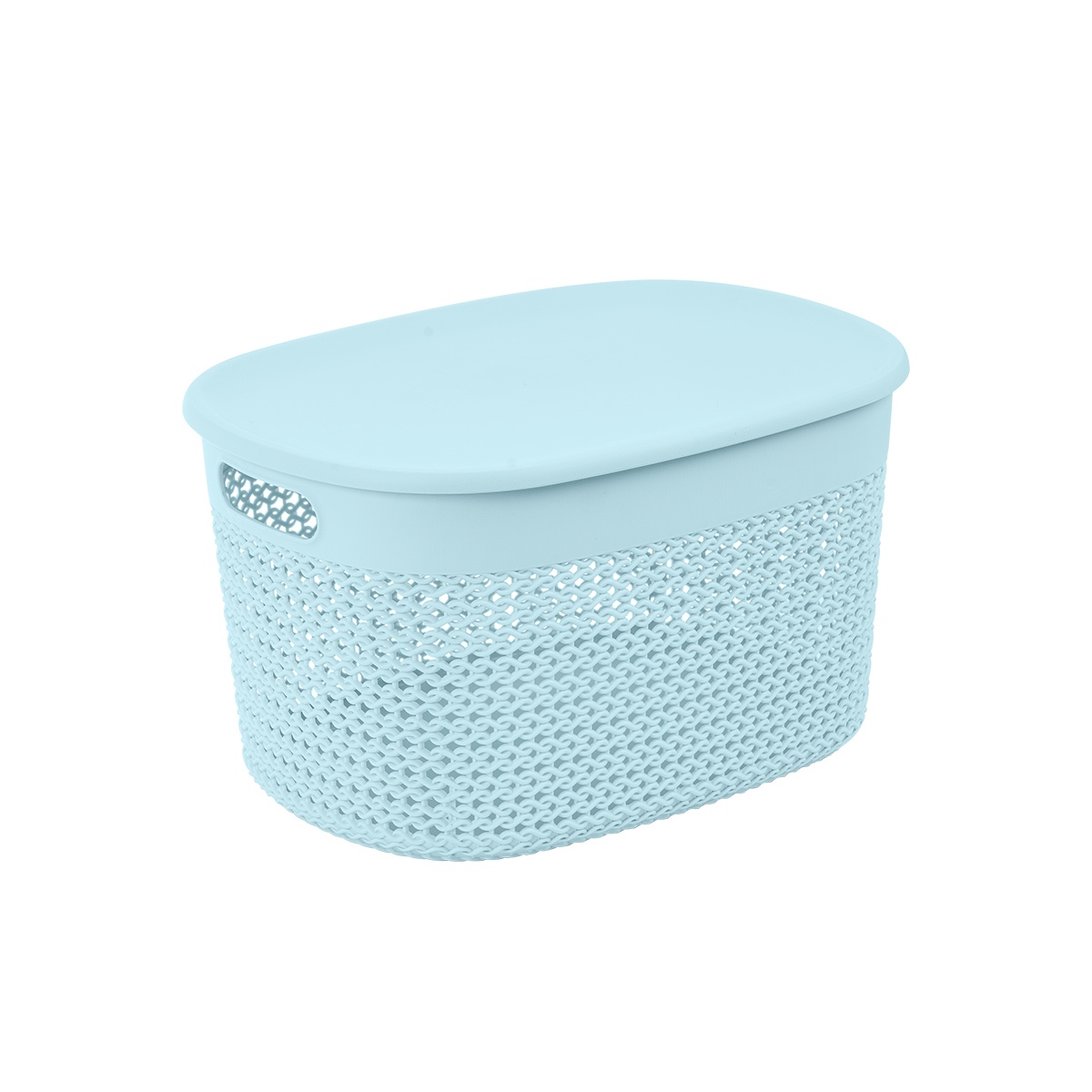 Rổ nhựa đan nắp Việt Nhật 3326 đựng thực phẩm, đồ dùng Tmark (kiện 100c)