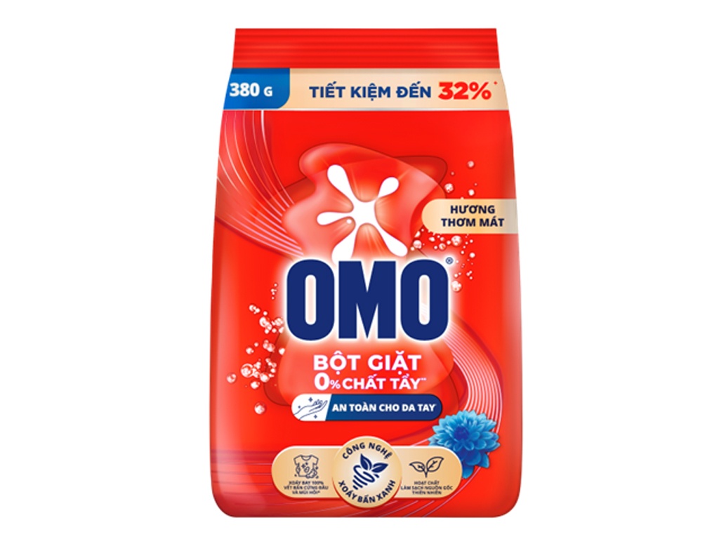 Bột giặt Omo 380g (Kiện 36 gói)
