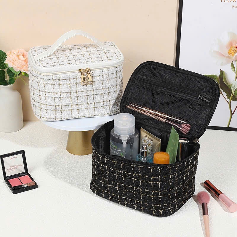 Túi đựng mỹ phẩm vải tweed (Kiện 245 cái)