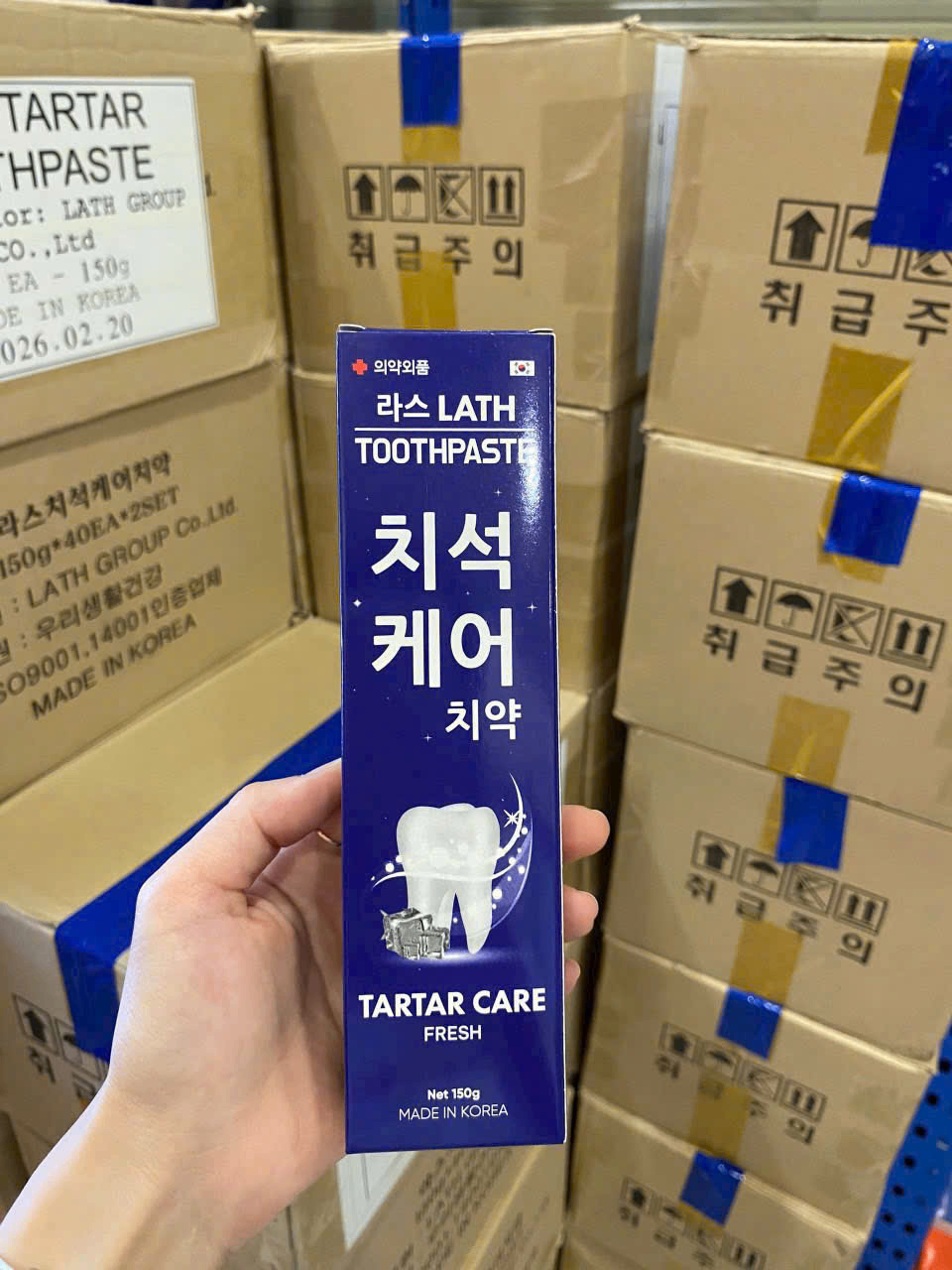 Kem đánh răng Hàn Quốc Tartar Care 150gr (Kiện 100 tuýp)